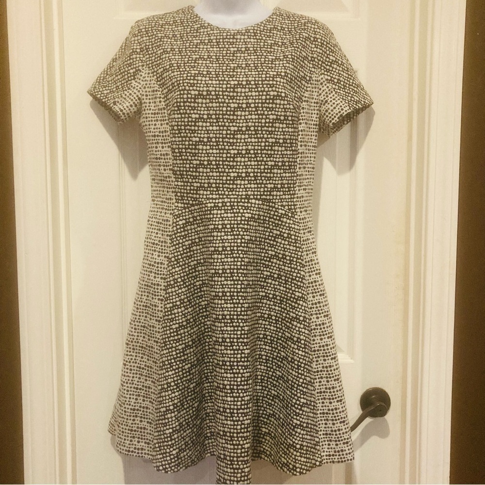 Ladies Banana Republic Black and White Flare Dress